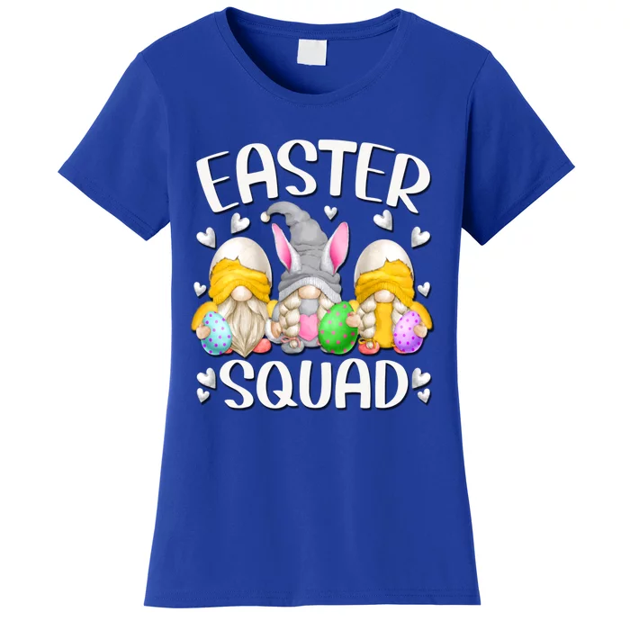 Easter Squad Gnomies For Bunny Mom With Funny Easter Gnomes Gift Women's T-Shirt