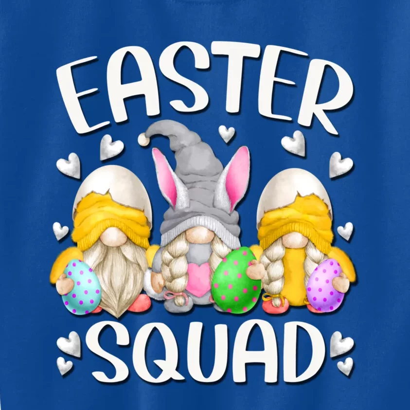 Easter Squad Gnomies For Bunny Mom With Funny Easter Gnomes Gift Kids Sweatshirt