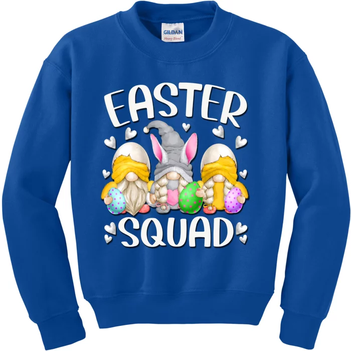 Easter Squad Gnomies For Bunny Mom With Funny Easter Gnomes Gift Kids Sweatshirt