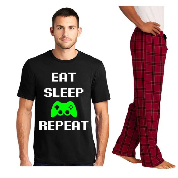 Eat Sleep Game Repeat / Video Game Gift Pajama Set