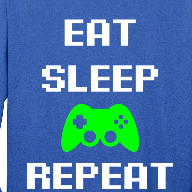 Eat Sleep Game Repeat / Video Game Gift Long Sleeve Shirt