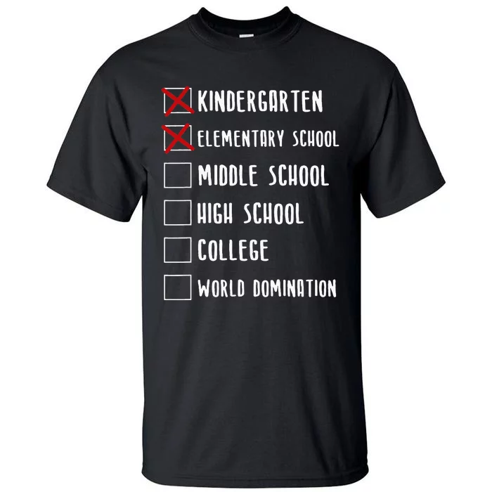 Elementary School Graduation Middle School Tall T-Shirt