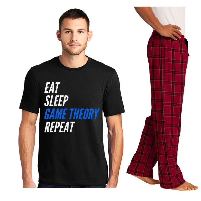 Eat Sleep Game Theory Repeat Gift Pajama Set