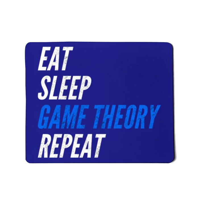 Eat Sleep Game Theory Repeat Gift Mousepad