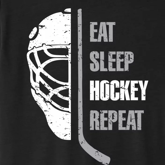 Eat Sleep Hockey Repeat Christmas Hockey ChromaSoft Performance T-Shirt