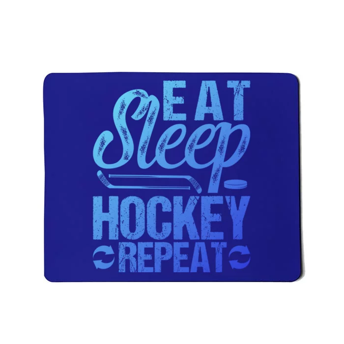 Eat Sleep Hockey Repeat Sport Themed Christmas Gift Mousepad