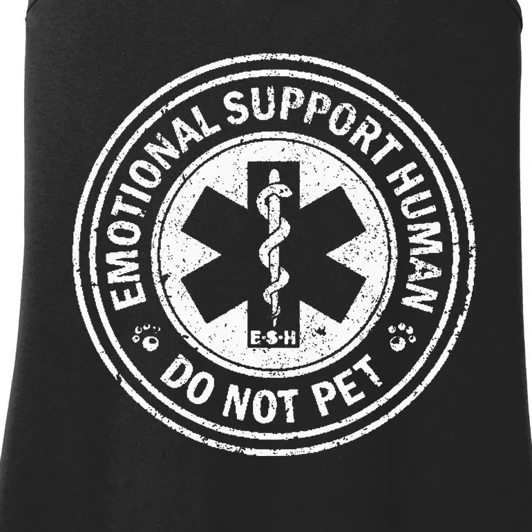 Emotional Support Human Do Not Pet Ladies Essential Tank