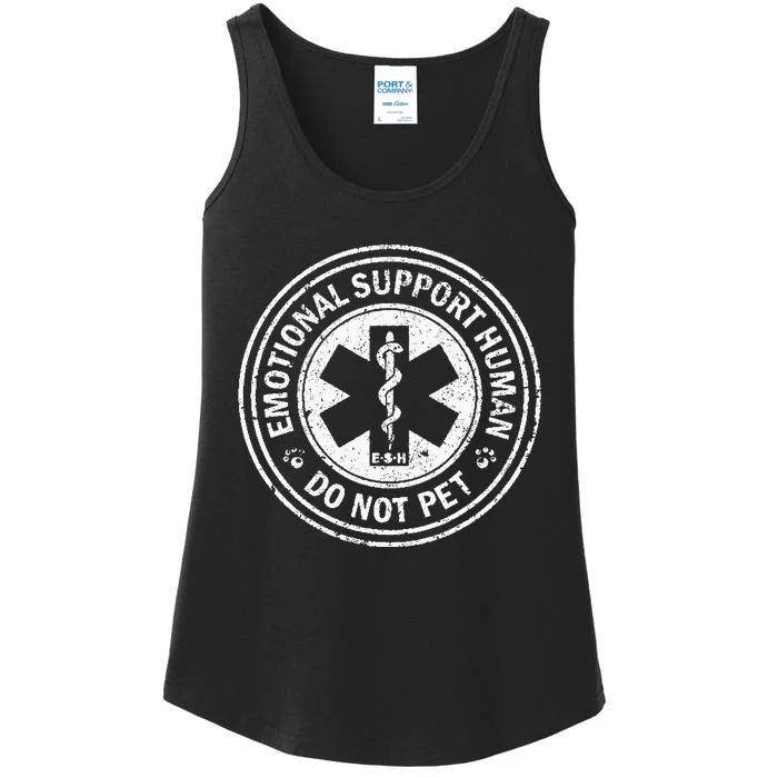 Emotional Support Human Do Not Pet Ladies Essential Tank