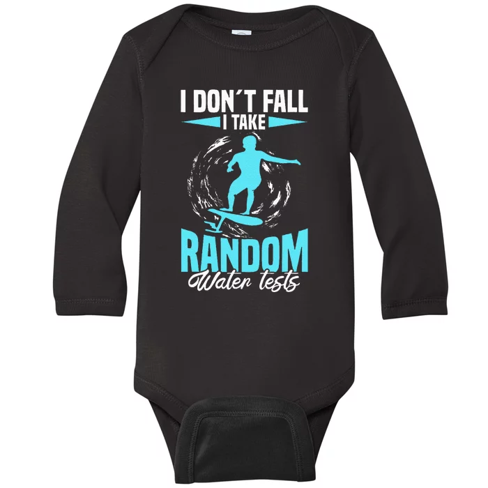 Efoil Surfing Hydrofoiling Efoiler Surfboard Hydrofoiler Baby Long Sleeve Bodysuit