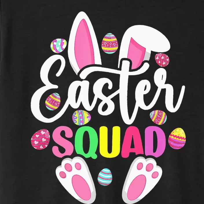 Easter Squad Happy Easter Cute Bunny Rabbit Crew Hunting Egg ChromaSoft Performance T-Shirt