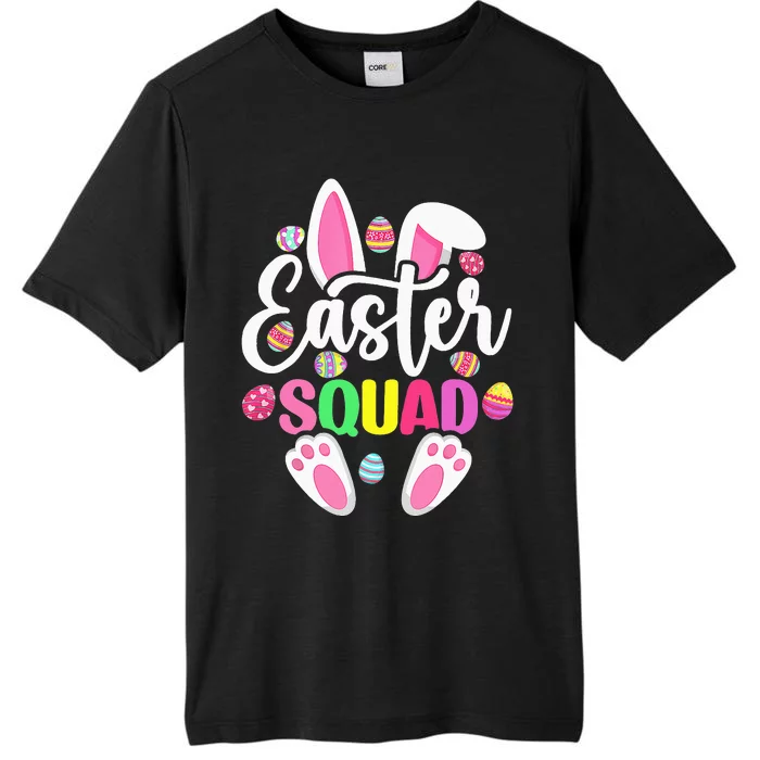 Easter Squad Happy Easter Cute Bunny Rabbit Crew Hunting Egg ChromaSoft Performance T-Shirt