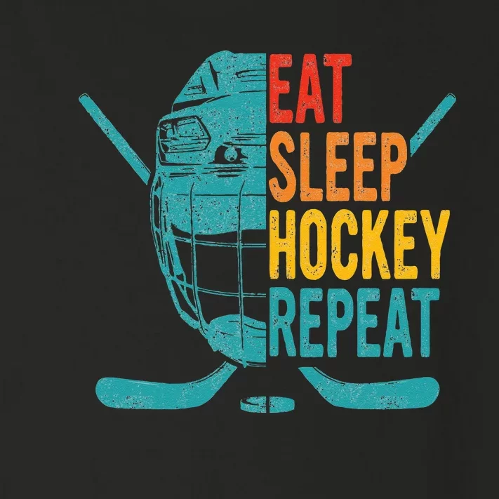 Eat Sleep Hockey Repeat Hockey Ice Hockey Toddler Long Sleeve Shirt