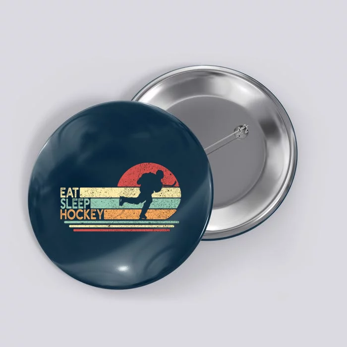 Eat Sleep Hockey Button