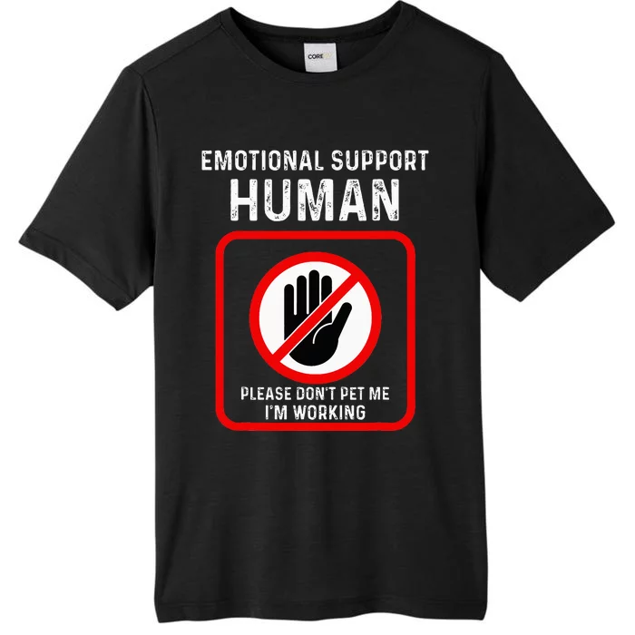 Emotional Supporthuman Halloween Costume Do Not Pet Me ChromaSoft Performance T-Shirt