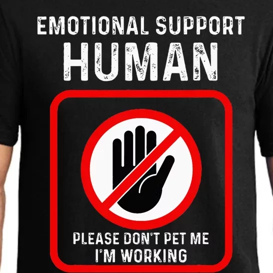 Emotional Supporthuman Halloween Costume Do Not Pet Me Pajama Set