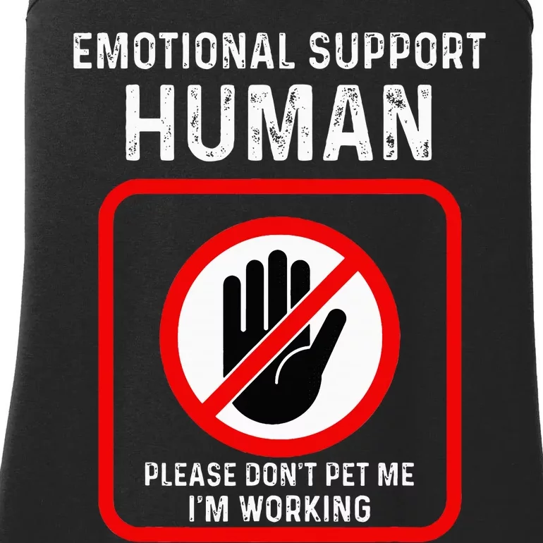 Emotional Supporthuman Halloween Costume Do Not Pet Me Ladies Essential Tank