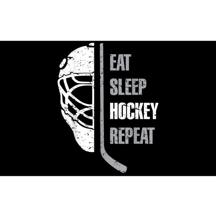 Eat Sleep Hockey Repeat Christmas For Teen Adult Hockey Bumper Sticker