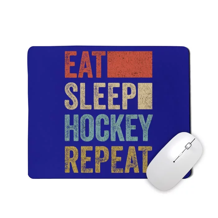 Eat Sleep Hockey Repeat Outfit Hockey Gift Mousepad