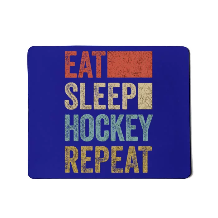 Eat Sleep Hockey Repeat Outfit Hockey Gift Mousepad