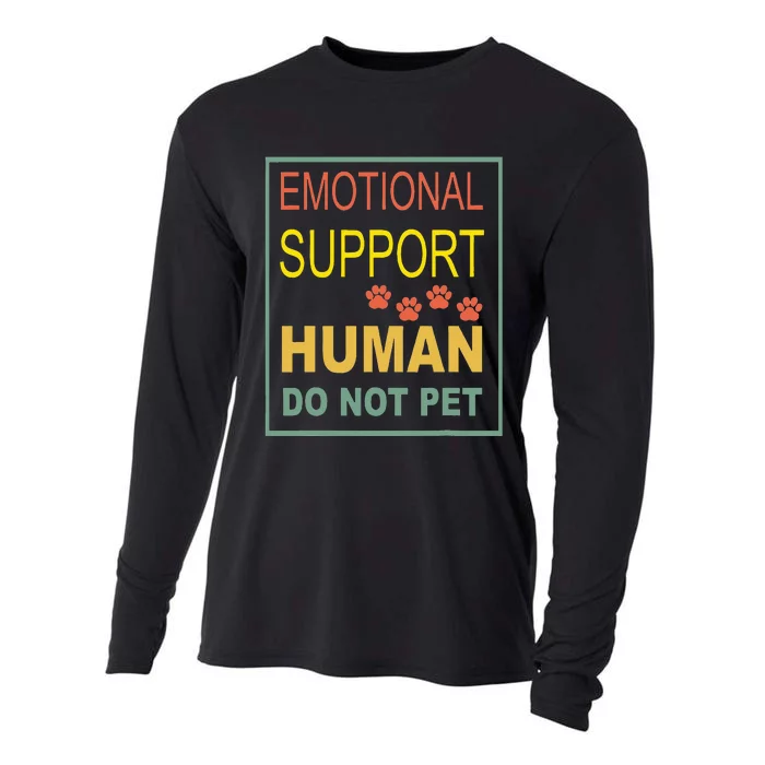 Emotional Support Human Pet Dog Owners Not Cooling Performance Long Sleeve Crew