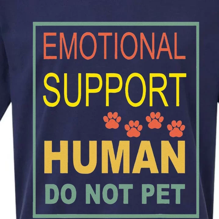 Emotional Support Human Pet Dog Owners Not Sueded Cloud Jersey T-Shirt