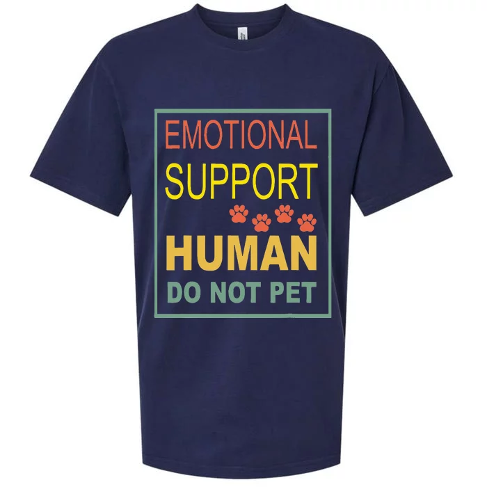 Emotional Support Human Pet Dog Owners Not Sueded Cloud Jersey T-Shirt