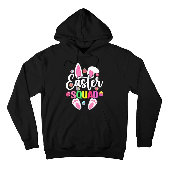 Easter Squad Happy Easter Cute Bunny Rabbit Crew Hunting Egg Tall Hoodie