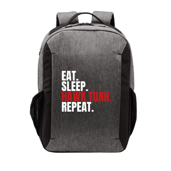 Eat Sleep Hawk Tuah Repeat Funny Viral Election Parody Vector Backpack