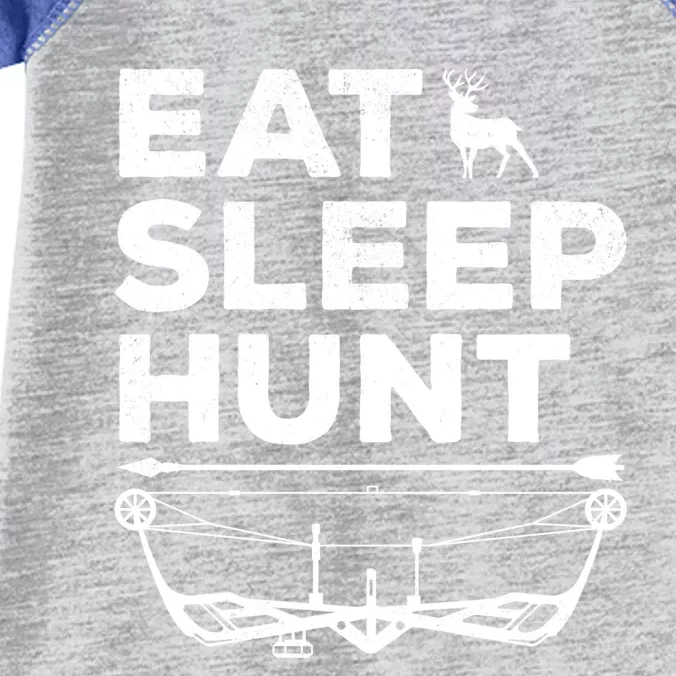 Eat Sleep Hunt Deer Hunter Bow And Arrow Hunter Deer Hunting Gift Infant Baby Jersey Bodysuit