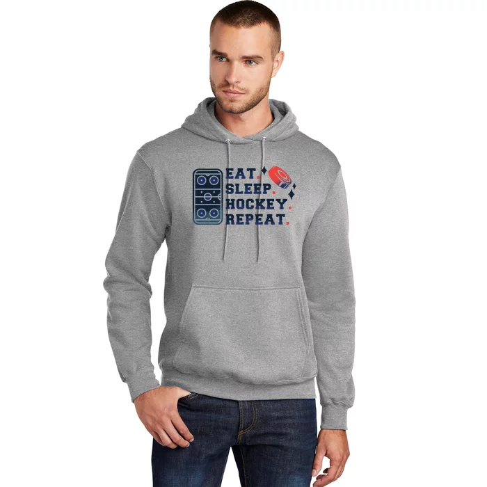 Eat Sleep Hockey Repeat Hoodie