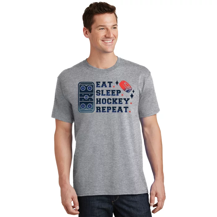 Eat Sleep Hockey Repeat T-Shirt