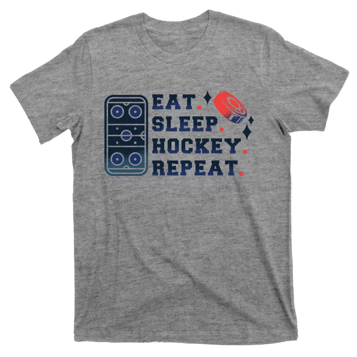 Eat Sleep Hockey Repeat T-Shirt