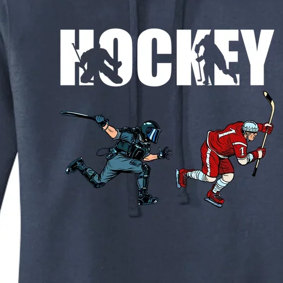 Eat Sleep Hockey Ice Hockey Player Gift Women's Pullover Hoodie