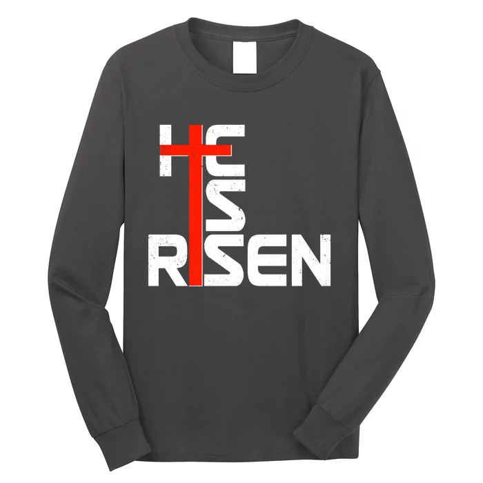 Easter Sunday He Is Risen Long Sleeve Shirt