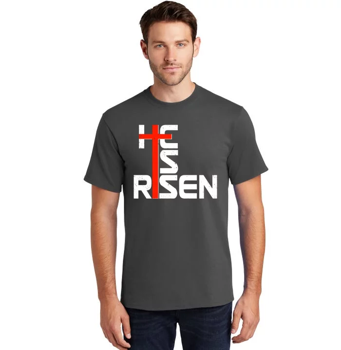 Easter Sunday He Is Risen Tall T-Shirt