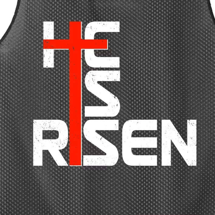 Easter Sunday He Is Risen Mesh Reversible Basketball Jersey Tank