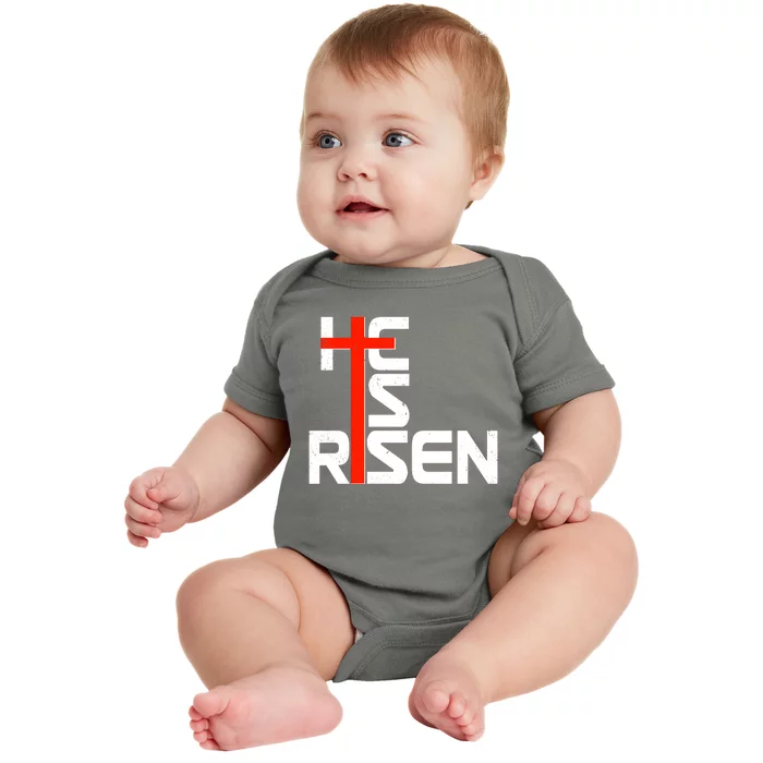 Easter Sunday He Is Risen Baby Bodysuit