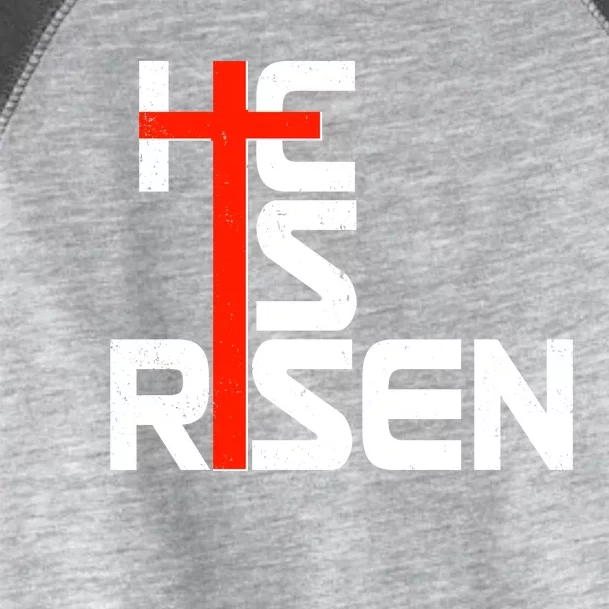 Easter Sunday He Is Risen Toddler Fine Jersey T-Shirt