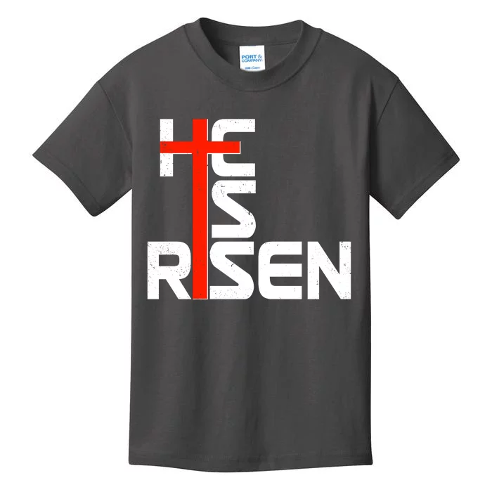 Easter Sunday He Is Risen Kids T-Shirt