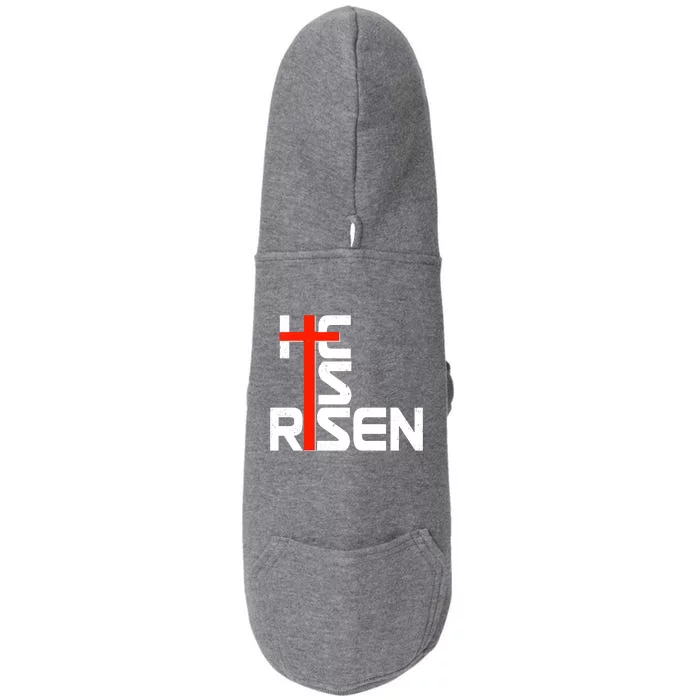 Easter Sunday He Is Risen Doggie 3-End Fleece Hoodie