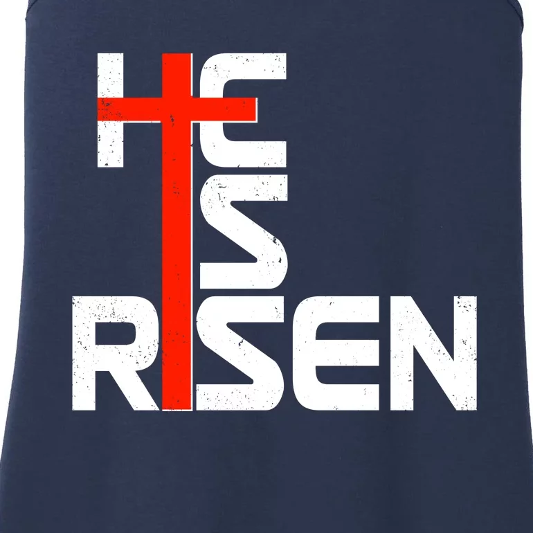 Easter Sunday He Is Risen Ladies Essential Tank