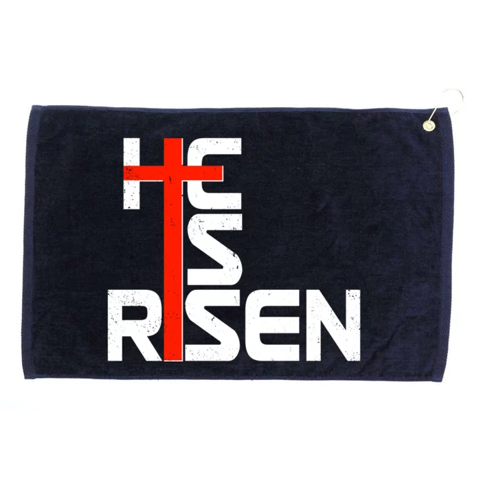 Easter Sunday He Is Risen Grommeted Golf Towel