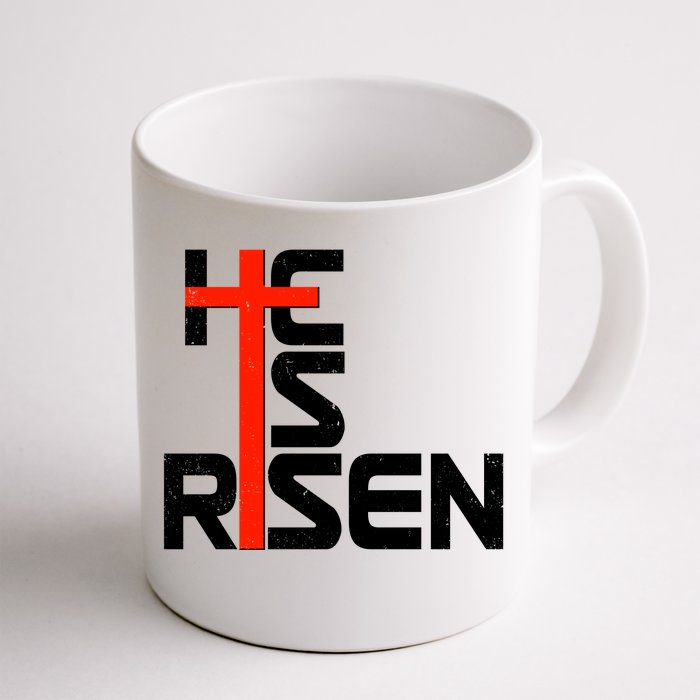 Easter Sunday He Is Risen Front & Back Coffee Mug