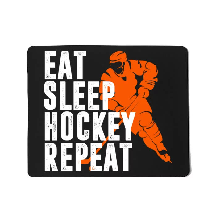 Eat Sleep Hockey Repeat Mousepad