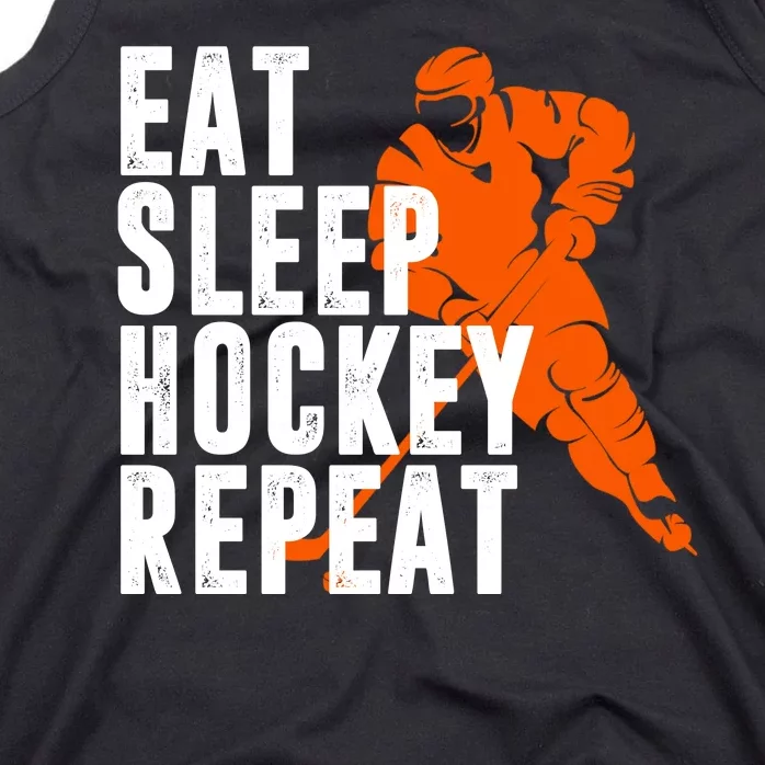 Eat Sleep Hockey Repeat Tank Top