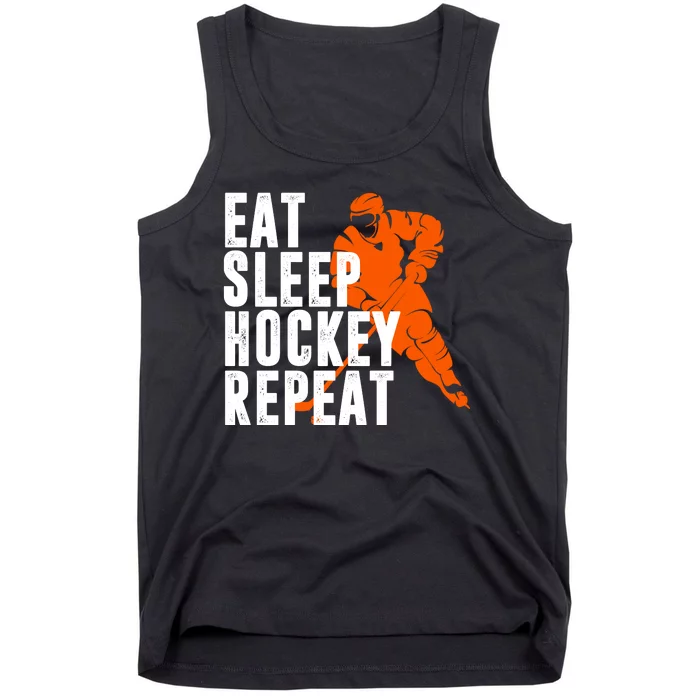 Eat Sleep Hockey Repeat Tank Top