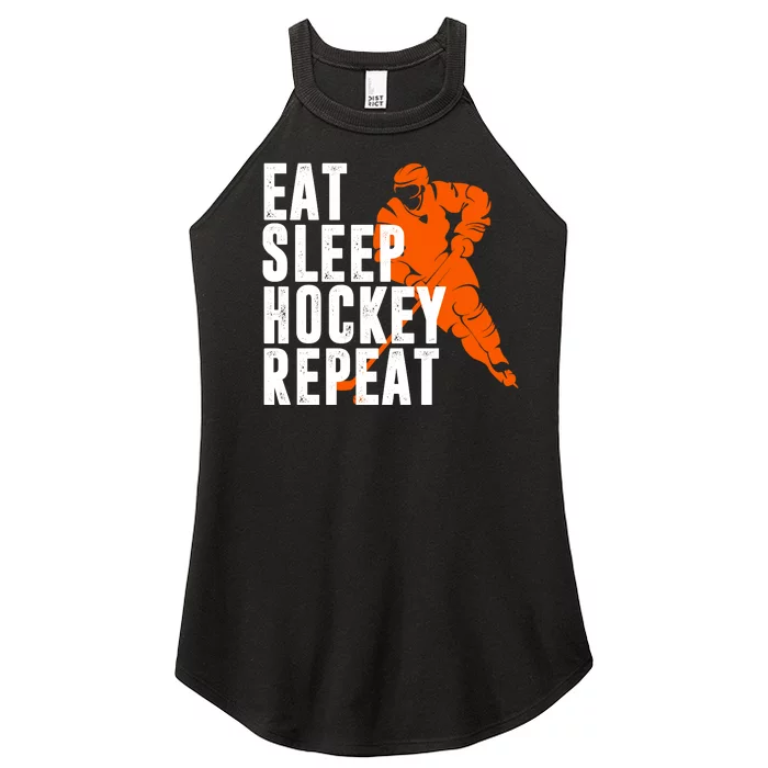 Eat Sleep Hockey Repeat Women’s Perfect Tri Rocker Tank