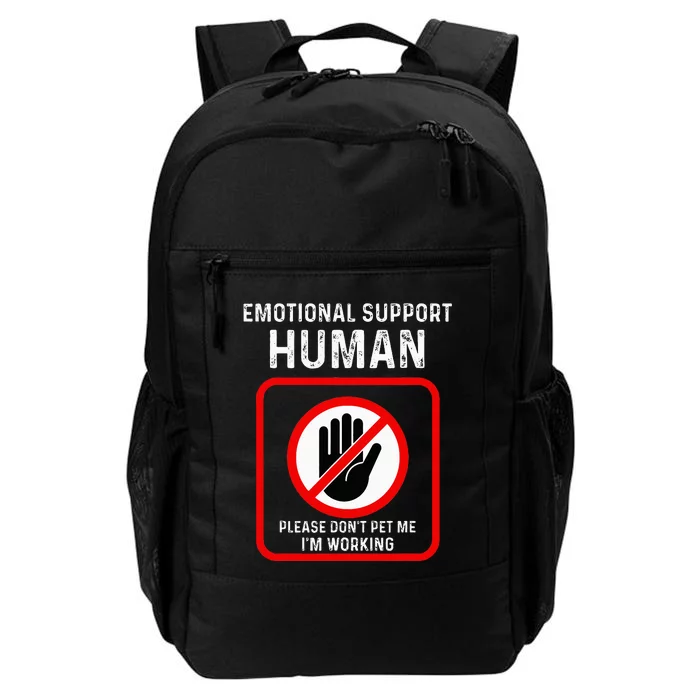 Emotional Supporthuman Halloween Do Not Pet Me Daily Commute Backpack