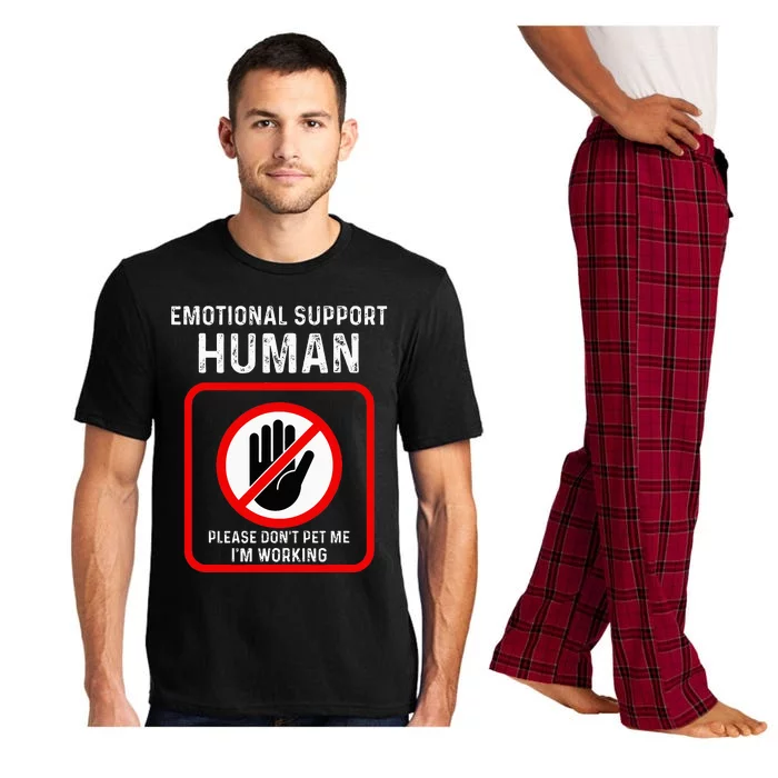 Emotional Supporthuman Halloween Do Not Pet Me Pajama Set