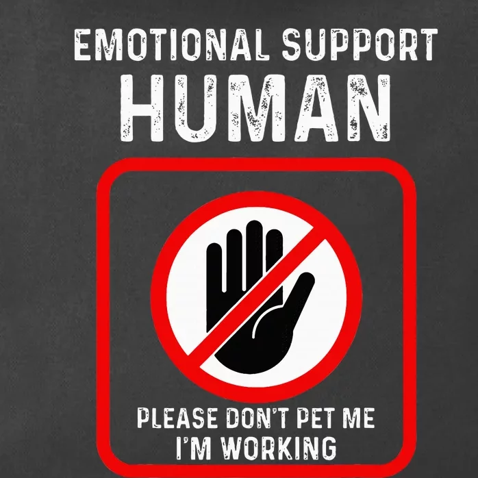 Emotional Supporthuman Halloween Do Not Pet Me Zip Tote Bag